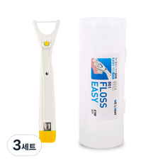 WEDENT 威登 Floss-easy 黃色牙線 M + 收納盒 WD861-C, 3套