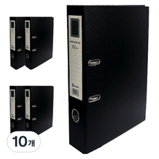 영오 2공 레버아치 LA 바인더 5cm, 흑색, 10개