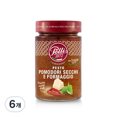 폴리 선드라이 토마토 앤 치즈 페스토 소스, 190g, 6개