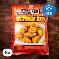 네네치킨 오리지날 통다리살 치킨 (냉동), 600g, 6개