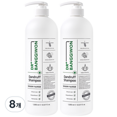 닥터방기원 댄드러프 탈모 케어 비듬 샴푸, 1L, 8개