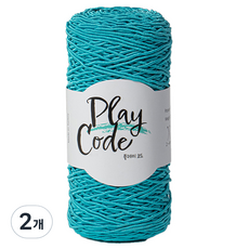 yarna 플레이 코드 뜨개실 172m 200g, 8 사파이어, 2개