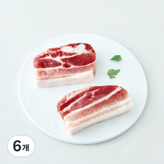 비알비에프앤비 유산균 젓갈 숙성 삼겹살 (냉장), 200g, 6개