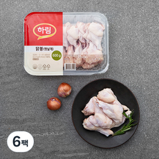 하림 닭봉 (냉장), 600g, 6팩