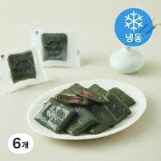 떡미당 앙꼬절편 쑥(냉동), 300g, 6개, 1개입