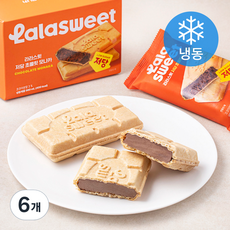 라라스윗 초콜릿 모나카 아이스밀크 (냉동), 140ml, 4개입, 6개