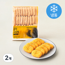 골든피트 감자고로케 감자 60% (냉동), 900g, 2개