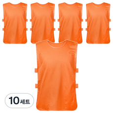 網眼安全螢光團隊背心 橘色, 10套
