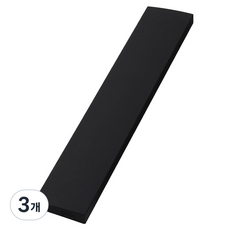 지클릭커 그릭 실리콘 팜레스트 키보드 손목 받침대 풀배열, 블랙, 3개