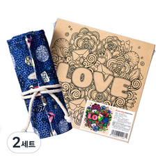 dream ART 著色捲筒筆袋組, 混合色, 2套