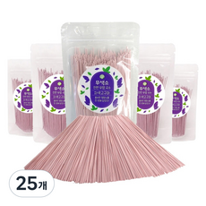 무색소 천연 자색고구마 무염국수, 25개, 50g