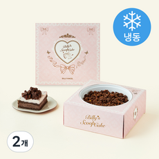 빌리엔젤 떠먹는 딸기 요거트 초코 케이크 (냉동), 410g, 2개
