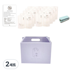 LOVELY FARM 粉彩韓藥零用錢盒 + 站立袋18入 + 迷你封口機 + 服藥指示書套組, 紫色(盒), 2套