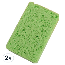 更乾淨 去水漬家用海綿清潔擦 綠色, 2個