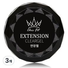 시크핏 익스텐션 클리어젤 연장젤, 3개, 5g