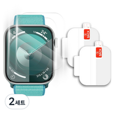 CLOVER9 Clover Air 透明全覆蓋TPU防刮自動修復高光澤正面螢幕保護貼 2入, 透明, 2套