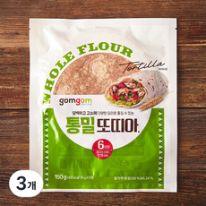 곰곰 통밀또띠아 6인치, 150g, 3개