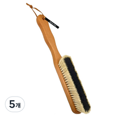 마켓플랜 캐시미어 코트 먼지제거 빗 브러쉬 솔, 우드, 5개