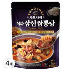차오차이 직화 삼선 짬뽕탕, 450g, 4개