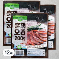 다향 훈제오리, 200g, 12개