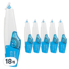 델리 수정테이프 K71461, 블루, 18개