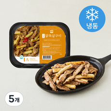 봉식이네 마늘듬뿍 닭목살 소금구이 (냉동), 400g, 5개