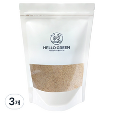 헬로우그린 볶은 아마씨 분말, 3개, 300g