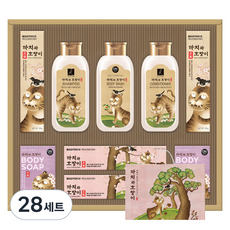 LG생활건강 선물세트 까치와 호랑이 P호 A3 + 쇼핑백, 28세트