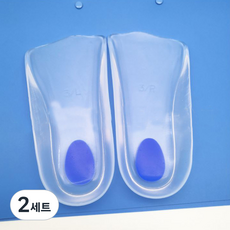 발이 편한 충격 흡수 실리콘 하프 깔창