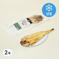 껍질 벗긴 대관령 건조 황태포 제수용 (냉동), 2개, 85g
