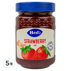 Hero 딸기 잼, 350g, 5개