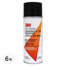 쓰리엠 접착제 타르 클리너 제거제 PN09901, 6개, 376ml