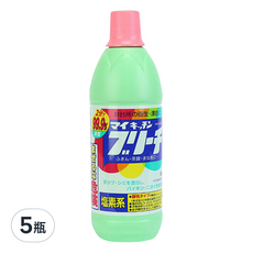 Rocket Soap 火箭石鹼 廚房用去污抗菌除臭食器漂白劑 鹽素系, 600ml, 5瓶