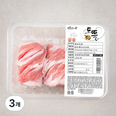 도뜰 파머스팩 한돈 등심덧살 에어프라이어용 (냉장), 500g, 3개