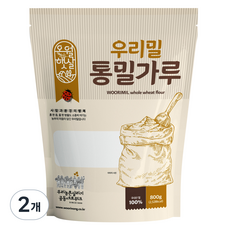 五月陽光 韓國國產全麥麵粉, 2個, 800g