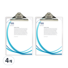 Bluemato 夾式寫字板 A4 8030A, 隨機出貨, 4個