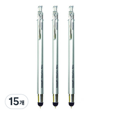 미소로 스마트 터치볼펜 0.5mm 999, 15개