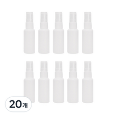 化妝品消毒劑補充用噴霧瓶 30ml, 單一顏色, 20個