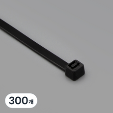 soltop 電線整理束線帶, 300個, 黑色