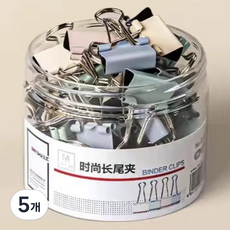 라이크존 더블클립 파스텔, 25mm, 48개입, 5개