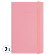 양지사 크리에이티브365 스퀘어드 수첩 192매 L, 핑크, 3개