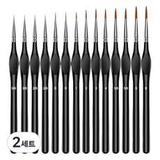 O-ON 專業級水彩細毛筆14件組, 2套