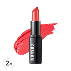 COSNORI 絲滑觸感唇膏 3g, 04清純野莓, 2個