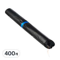 VERONA 扁平廢棄物回收袋黑色, 30L, 400件