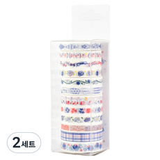 베네블 DIY 데코 다꾸 꾸미기 마스킹테이프 12종 세트, 브루 버블, 2세트