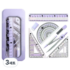 Some's Mind 文具圓規8件組 紫色 180 x 76 mm, 3套