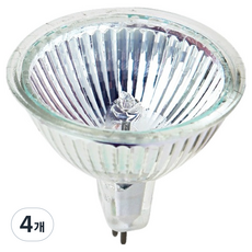 KDT OM MR16 20W 할로겐전구, 전구색, 4개
