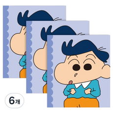Flyingwhales 蠟筆小新 迷你筆記本, 幼兒風間, 6個