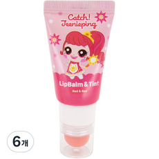 참존 캐치티니핑 3 듀얼 립밤틴트, 코랄핑크, 6개
