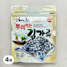 해저식품 광천해저 뿌려먹는 김가루, 4개, 70g
